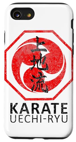 Hülle für iPhone SE (2020) / 7 / 8 Uechi Ryu Karate Symbol Kanji Japan Kampfkunst Jahrgang MMA von Martial Artist Wear