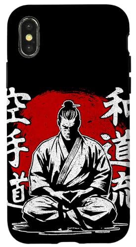 Hülle für iPhone X/XS Wado Ryu Karate Do Japan Sun Kampfkunst Jahrgang Vintage von Martial Artist Wear