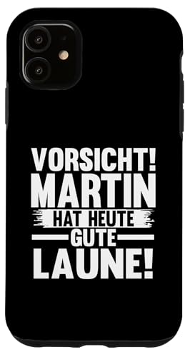 Hülle für iPhone 11 Vorname Martin von Martin Geschenk