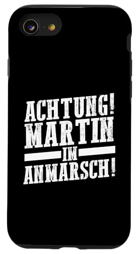 Hülle für iPhone SE (2020) / 7 / 8 Vorname Martin von Martin Geschenk