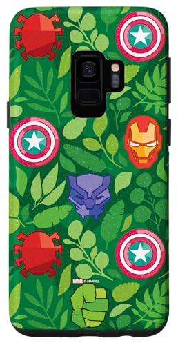 Hülle für Galaxy S9 Marvel We Are Groot Avengers & Spider-Man Symbols and Leaves von Marvel
