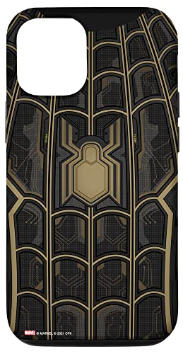 Hülle für iPhone 13 Marvel Spider-Man No Way Home schwarz-goldener Anzug von Marvel