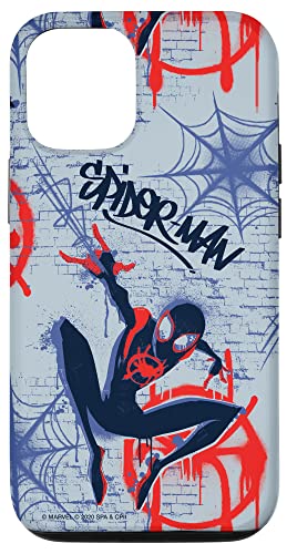 Hülle für iPhone 15 Marvel Spider-Man Into the Spider-Verse Graffiti-Druck von Marvel