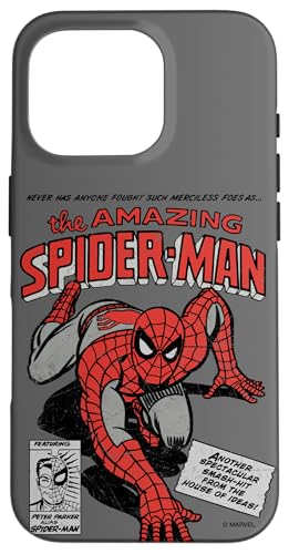 Hülle für iPhone 16 Pro Retro-Comiccover von Marvel The Amazing Spider-Man von Marvel