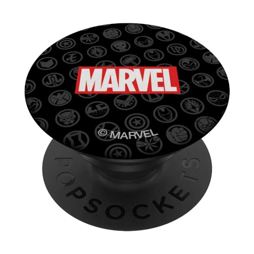 Marvel Logo Super Hero Icons PopSockets Klebender PopGrip von Marvel