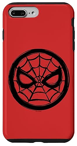 iPhone 7 Plus/8 Plus, Marvel Spider-Man Woodcut Logo-Hülle von Marvel