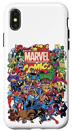 iPhone X/XS Marvel Comics Group Shot Case von Marvel