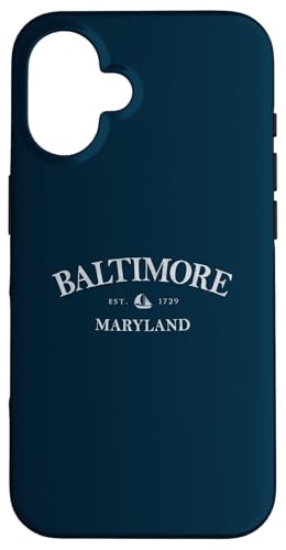 Baltimore Maryland | Baltimore MD Segelboot Hülle für iPhone 16 von Maryland Local Apparel