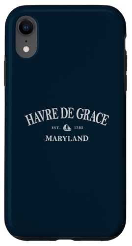 Havre de Grace Maryland | Havre de Grace MD Segelboot Hülle für iPhone XR von Maryland Local Apparel