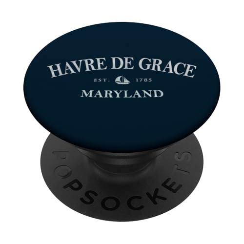 Havre de Grace Maryland | Havre de Grace MD Segelboot PopSockets Klebender PopGrip von Maryland Local Apparel