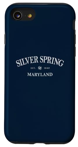 Silver Spring Maryland | Silver Spring MD Druck Hülle für iPhone SE (2020) / 7 / 8 von Maryland Local Apparel