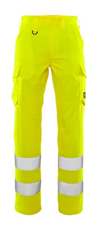 Mascot 20859-236-17 Safe Light Hose mit Schenkeltaschen, Einfarbig, Hi-Vis Gelb, 76C64 Größe von Mascot