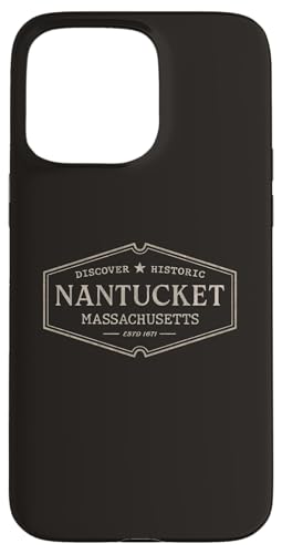 Hülle für iPhone 15 Pro Max Nantucket, Massachusetts | Nantucket MA Historic von Massachusetts Standard Apparel Co.