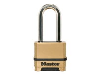 MASTER LOCK 56 mm breites Excell-Vorhngeschloss mit Zinkgehuse und 51 mm langem Bgel  individuell einstellbare Zahlenkombination von Master Lock