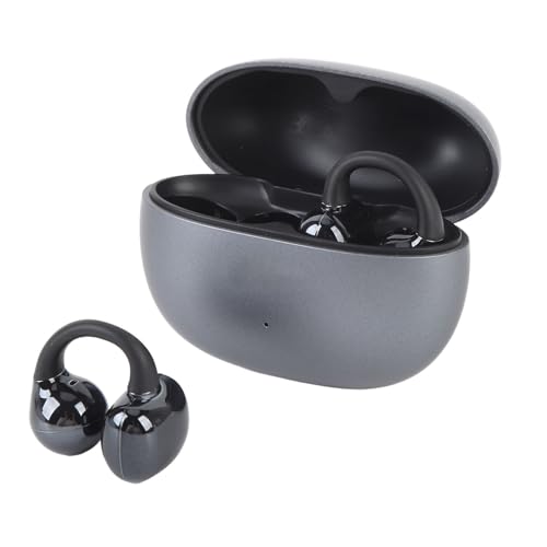 Masyrt Clip auf Ohrhörer Wireless Ohrhörer Bluetooth 5.4 Kopfhörer IPX4 Wireless Earphone für Training C -Form -Brückenohrhaken 500 -mAh Ladekoffer Batterie von Masyrt