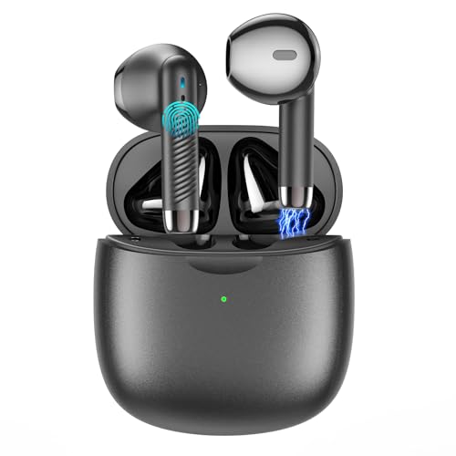 Matast Drahtlose Ohrhörer, Bluetooth 5.3 Kopfhörer mit 4 ENC Noise Cancelling Mic, Bluetooth Ohrhörer, Drahtlose Kopfhörer im Ohr Kopfhörer von Matast