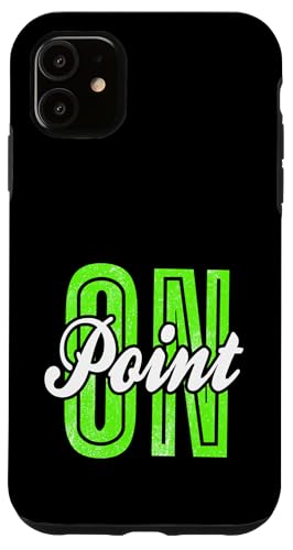 Hülle für iPhone 11 Grüne On-Point-grüne Farbgrafik von Match Green Color Graphic Tee