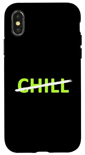 Hülle für iPhone X/XS Grün Ich bin nicht der Eine - 0 Chill Green Grafik von Match Green Color Graphic Tee