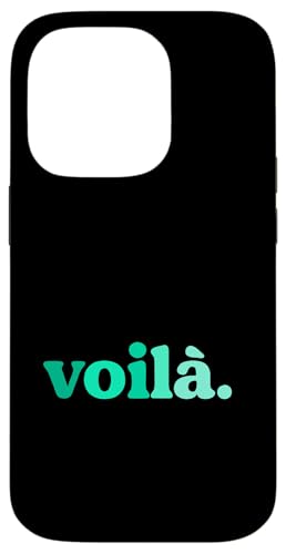 Hülle für iPhone 14 Pro Blaugrün Aqua Voila! Me Again Teal Aqua Graphic von Match Light Teal Aqua Color Graphic Tee