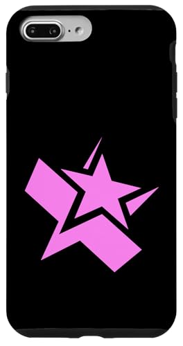 Hülle für iPhone 7 Plus/8 Plus Pink Star Große rosafarbene Grafik von Match Pink Color Graphic Tee