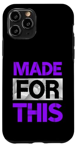 Hergestellt für diese violette Grafik Hülle für iPhone 11 Pro von Match Purple Color Graphic Tee