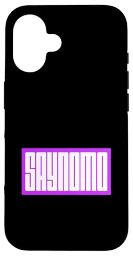 Hülle für iPhone 16 Lila Saynomo (Say No More) Lila Grafik von Match Purple Color Graphic Tee