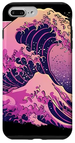 Lila Great Wave off Kanagawa Purple Color Graphic Hülle für iPhone 7 Plus/8 Plus von Match Purple Color Graphic Tee