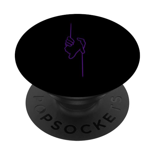 Lila hält auf violetter Grafik PopSockets Klebender PopGrip von Match Purple Color Graphic Tee