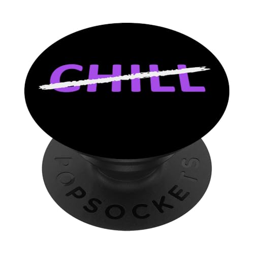 Purple I Ain't The One - 0 Chill Purple Grafik PopSockets Klebender PopGrip von Match Purple Color Graphic Tee