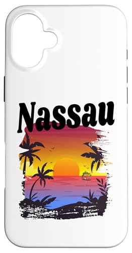 Hülle für iPhone 16 Plus Nassau Karibik Kreuzfahrtschiff Strand Urlaub Kurzurlaub Urlaub von Matching Cruise Vacation Gifts