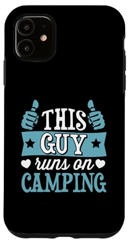 Hülle für iPhone 11 Dieser Kerl läuft auf Camping von Matching Family Camping and Campfire Essentials