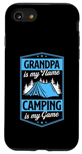 Hülle für iPhone SE (2020) / 7 / 8 Opa ist mein Name Camping ist mein Spiel Großvater von Matching Family Camping and Campfire Essentials