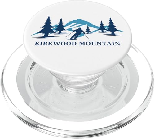 Kirkwood Mountain California Skigebiet Skifahrer PopSockets PopGrip für MagSafe von Matching Family Ski Resort California