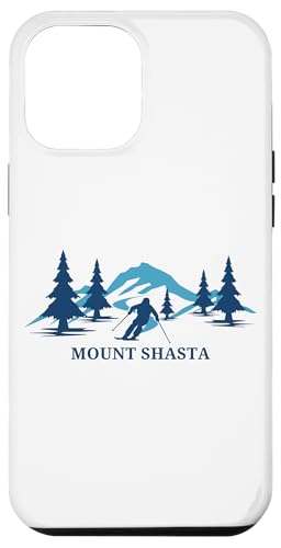 Mount Shasta California Skigebiet Skifahrer Hülle für iPhone 12 Pro Max von Matching Family Ski Resort California