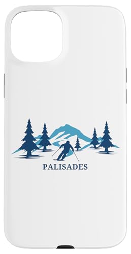 Palisades Skigebiet Kalifornien Skifahrer Hülle für iPhone 15 Plus von Matching Family Ski Resort California