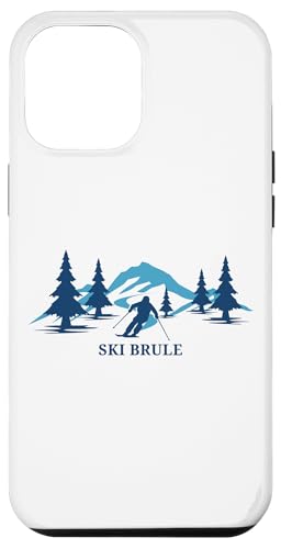 Ski Brule Michigan Skigebiet Skifahrer Hülle für iPhone 12 Pro Max von Matching Family Ski Resort Michigan