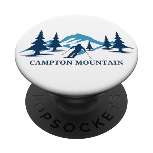 Campton Mountain New Hampshire Skigebiet Skifahrer PopSockets Klebender PopGrip von Matching Family Ski Resort New Hampshire