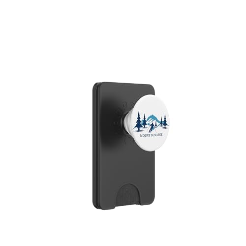 Mount Sunapee New Hampshire Skigebiet Skifahrer PopSockets PopWallet für MagSafe von Matching Family Ski Resort New Hampshire