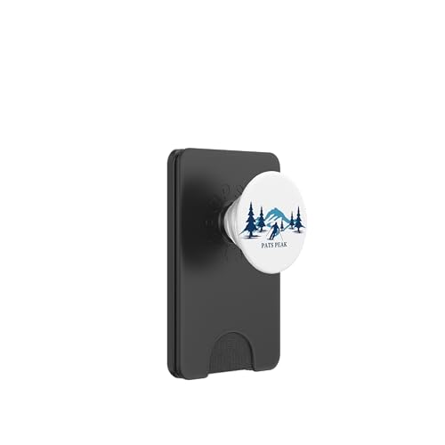 Pats Peak New Hampshire Skigebiet Skifahrer PopSockets PopWallet für MagSafe von Matching Family Ski Resort New Hampshire