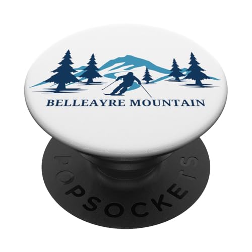 Belleayre Mountain New York Skigebiet Skifahrer PopSockets Klebender PopGrip von Matching Family Ski Resort New York