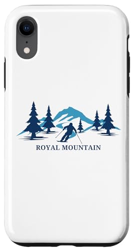 Hülle für iPhone XR Royal Mountain New York Skigebiet Skifahrer von Matching Family Ski Resort New York