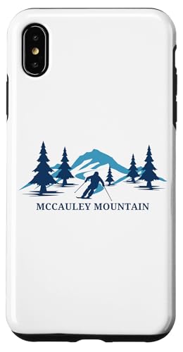 Hülle für iPhone XS Max McCauley Mountain New York Skigebiet Skifahrer von Matching Family Ski Resort New York