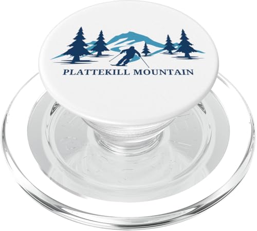 Plattekill Mountain New York Skigebiet Skifahrer PopSockets PopGrip für MagSafe von Matching Family Ski Resort New York