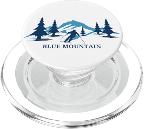 Blue Mountain Skigebiet Pennsylvania Skifahrer PopSockets PopGrip für MagSafe von Matching Family Ski Resort Pennsylvania