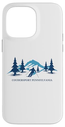 Hülle für iPhone 14 Pro Max Coudersport Skigebiet Pennsylvania Skifahrer von Matching Family Ski Resort Pennsylvania