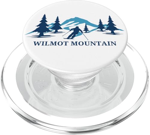 Wilmot Mountain Wisconsin Skigebiet Skifahrer PopSockets PopGrip für MagSafe von Matching Family Ski Resort Wisconsin