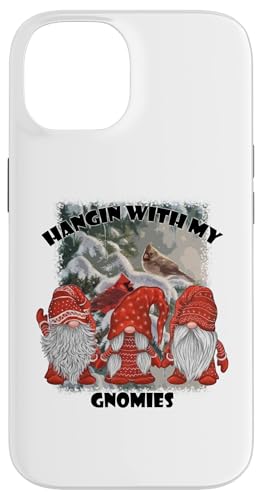 Hülle für iPhone 14 Mit meinen Zwergen abhängen! Niedliche Zwerge im Winter von Matching Gnome Family Christmas Shirts & Gifts