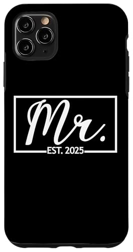 Hülle für iPhone 11 Pro Max Mr. Est. 2025 Ehepaar, Ehemann Ehefrau Frau Hochzeit Herr von Matching Mr. & Mrs. Est. 2025