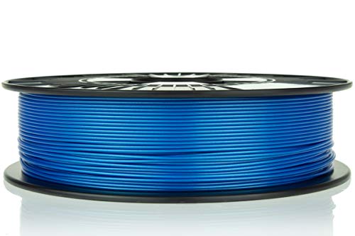 Material 4 Print PLA Filament 1,75 mm 750 g Rolle in Premium-Qualität für 3D Drucker und 3D Stift (Perlblau) von Material 4 Print