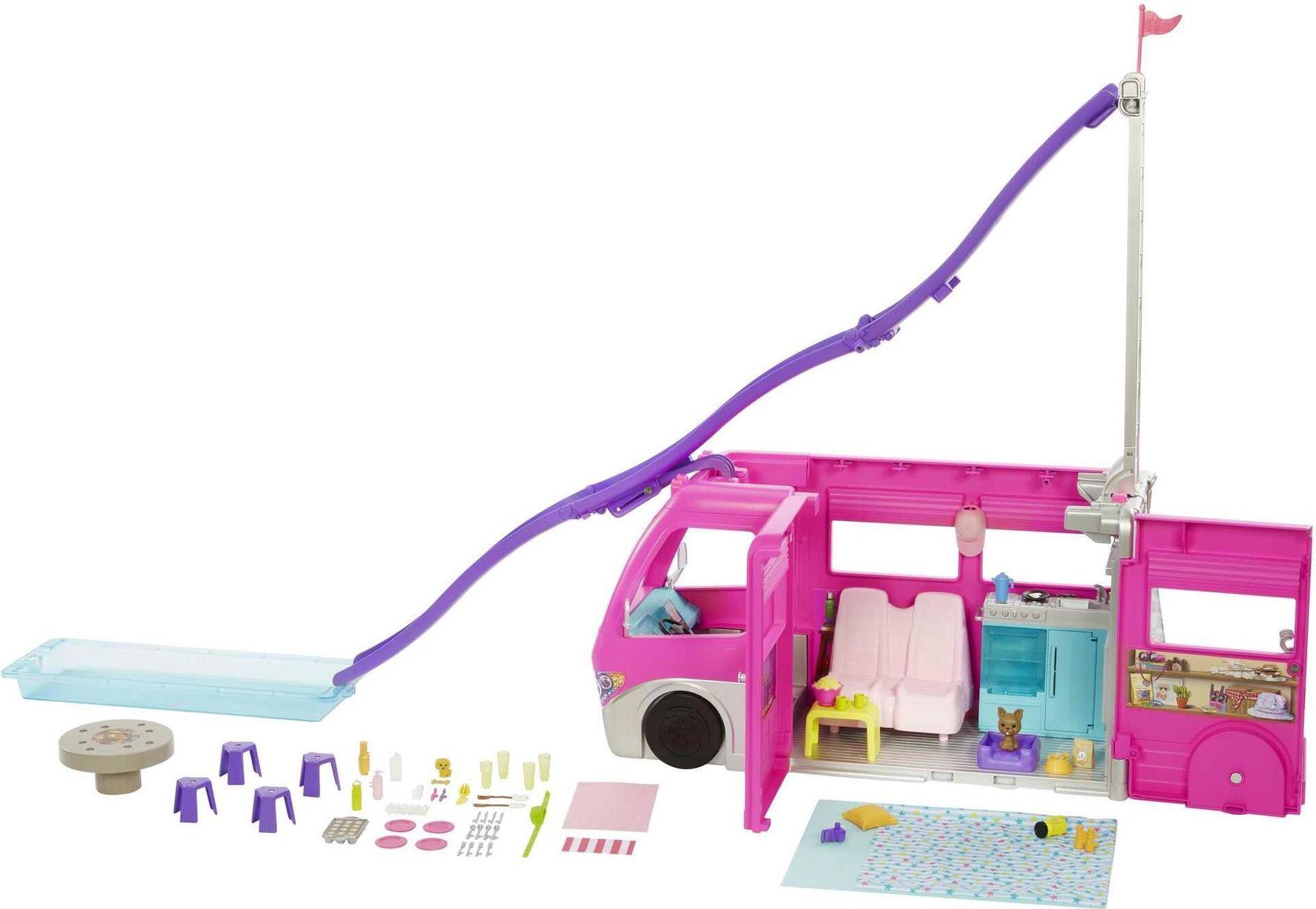 Barbie HCD46 - Aktion/Abenteuer - Camper - 3 Jahr(e) - Mehrfarbig - Kunststoff () von Mattel